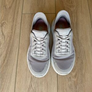 Skechers Taupe Mesh Slip-On Sneakers - Make an offer!